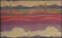 Saguaro Desert Sunset (106) Western Upholstery Fabric